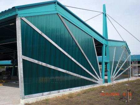 Gevel panelen legerbasis Nunspeet